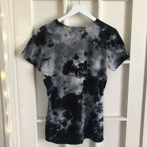 Navy gray cotton stormy lightning tie dye …